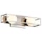 Nuvo Jenkins, 16 Inch 2 Light LED Vanity, Brushed Nickel with Frosted Glass 62/2252 - alternate 6